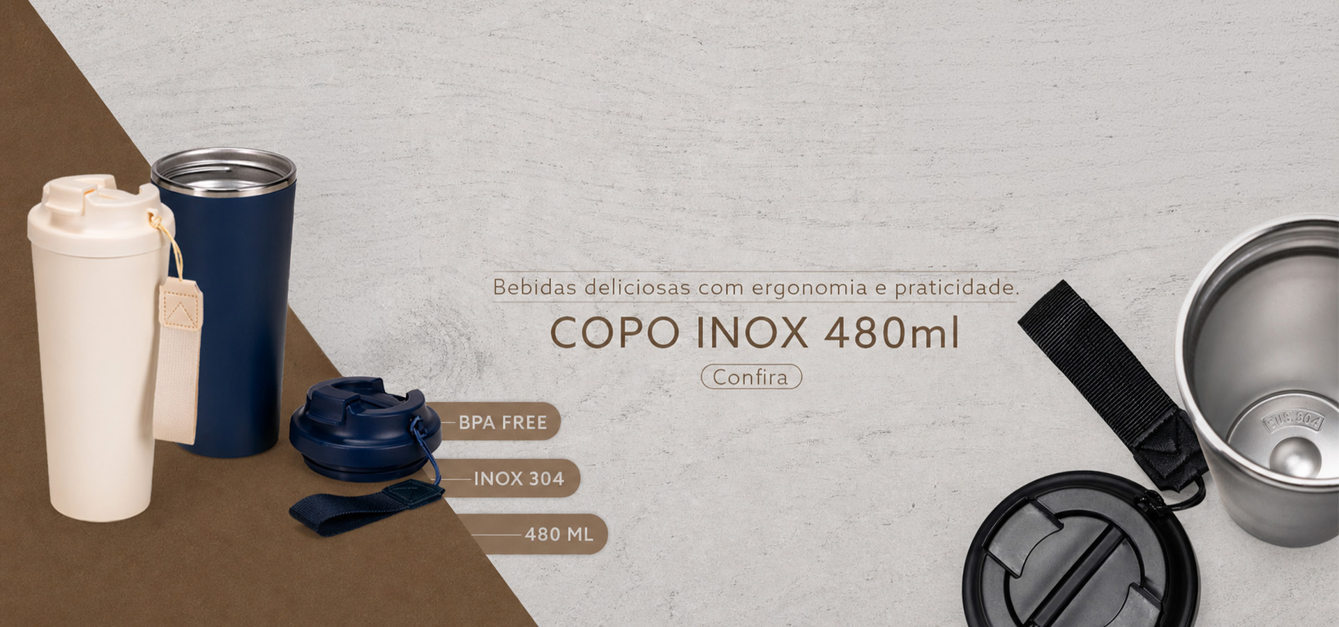 Copo Inox 480ML